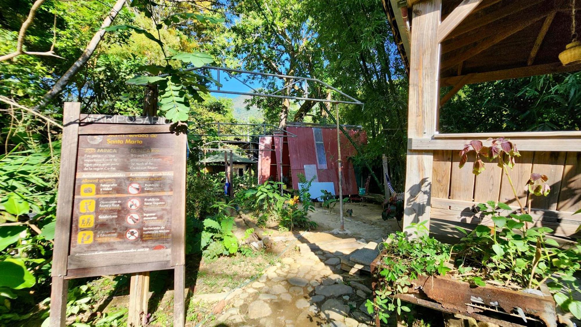 Hostal Las Mariposas Minca Ngoại thất bức ảnh